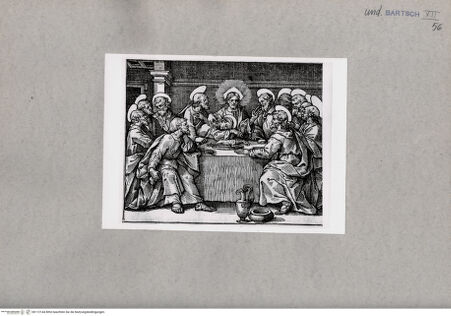 Vorderseite von British Museum [https://www.deutsche-digitale-bibliothek.de/content/lizenzen/rv-ez/] Letztes Abendmahl - , bh112144. Foto.