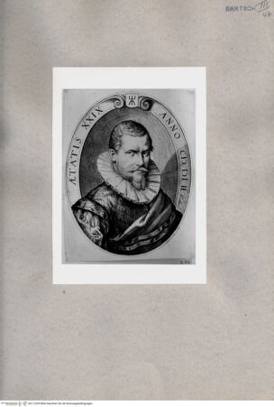 Vorderseite von British Museum [https://www.deutsche-digitale-bibliothek.de/content/lizenzen/rv-ez/] Ovaler Porträtstich eines Mannes mittleren Alters - , bh112245. Foto.