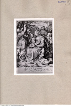 Vorderseite von British Museum [https://www.deutsche-digitale-bibliothek.de/content/lizenzen/rv-ez/] Heilige Familie und zwei Engel - , bh112258. Foto.