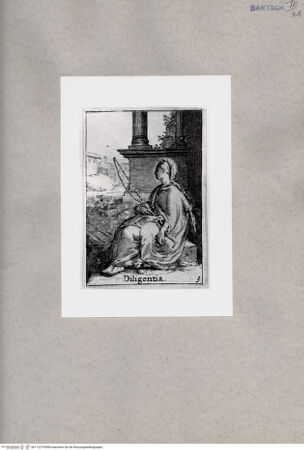 Vorderseite von British Museum [https://www.deutsche-digitale-bibliothek.de/content/lizenzen/rv-ez/] Diligencia, der Fleiß - , bh112279. Foto.