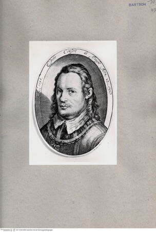 Vorderseite von British Museum [https://www.deutsche-digitale-bibliothek.de/content/lizenzen/rv-ez/] Ovalporträt eines Mannes mit längerem Haar - , bh112282. Foto.