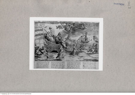 Vorderseite von British Museum [https://www.deutsche-digitale-bibliothek.de/content/lizenzen/rv-ez/] Allegorie der holländischen Flottensiege über Spanien - , bh112318. Foto.