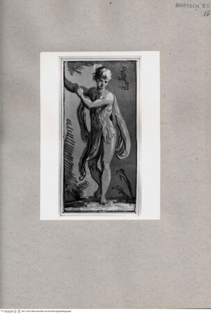 Vorderseite von British Museum [https://www.deutsche-digitale-bibliothek.de/content/lizenzen/rv-ez/] Junger Mann mit erhobenem rechten Arm - , bh112342. Foto.