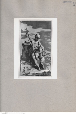 Vorderseite von British Museum [https://www.deutsche-digitale-bibliothek.de/content/lizenzen/rv-ez/] Johannes der Täufer mit einem Hund - , bh112369. Foto.