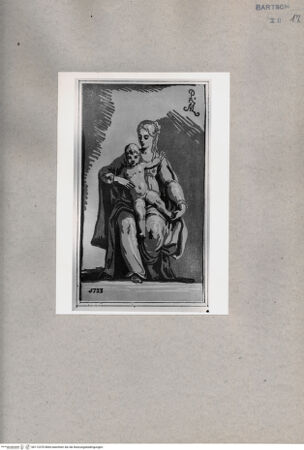 Vorderseite von British Museum [https://www.deutsche-digitale-bibliothek.de/content/lizenzen/rv-ez/] Maria mit dem Jesuskind - , bh112370. Foto.