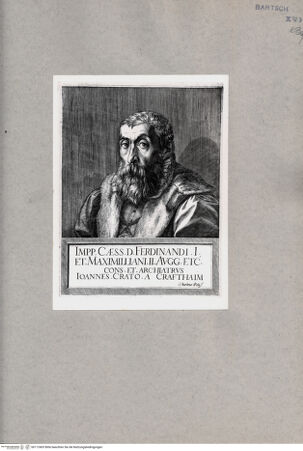 Vorderseite von British Museum [https://www.deutsche-digitale-bibliothek.de/content/lizenzen/rv-ez/] Johann Crato von Krafftheim - , bh112403. Foto.