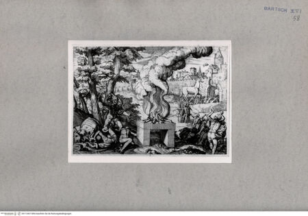 Vorderseite von British Museum [https://www.deutsche-digitale-bibliothek.de/content/lizenzen/rv-ez/] Laokoon und seine Söhne, im Hintergrund das Trojanische Pferd - , bh112407. Foto.