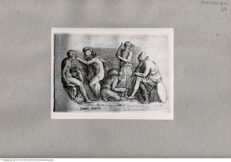 Vorderseite von British Museum [https://www.deutsche-digitale-bibliothek.de/content/lizenzen/rv-ez/] Antike Kamee mit einer Tieropferung - , bh112423. Foto.