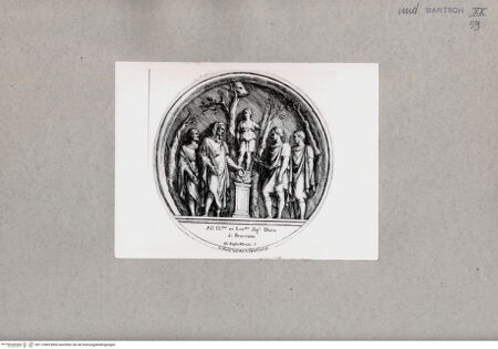 Vorderseite von British Museum [https://www.deutsche-digitale-bibliothek.de/content/lizenzen/rv-ez/] Detail vom Konstantinsbogen in Rom: Hadrian opfert Diana - , bh112469. Foto.