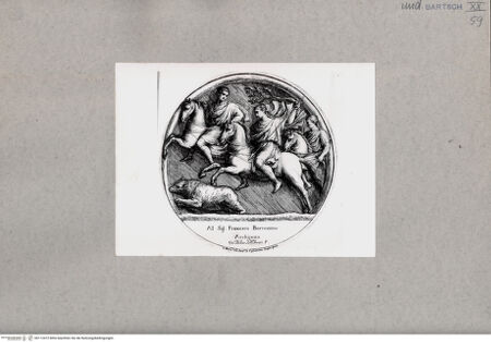 Vorderseite von British Museum [https://www.deutsche-digitale-bibliothek.de/content/lizenzen/rv-ez/] Detail vom Konstantinsbogen in Rom: Jagdszene - , bh112472. Foto.