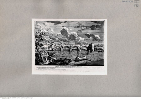 Vorderseite von British Museum [https://www.deutsche-digitale-bibliothek.de/content/lizenzen/rv-ez/] Ponte Milvio - , bh112485. Foto.