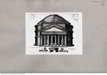 Vorderseite von British Museum [https://www.deutsche-digitale-bibliothek.de/content/lizenzen/rv-ez/] Pantheon - , bh112496. Foto.