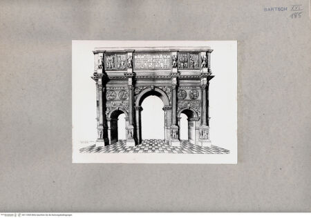 Vorderseite von British Museum [http://creativecommons.org/publicdomain/mark/1.0/] Konstantinsbogen - , bh112505. Foto.