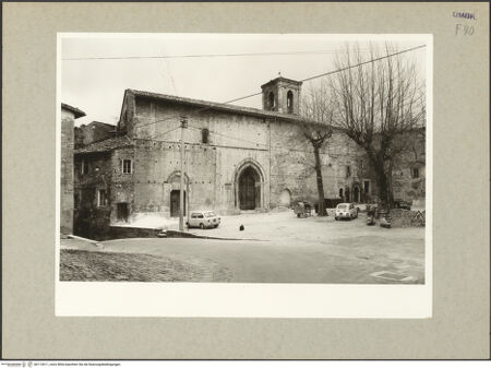 Vorderseite von Getty Research Institute [https://www.deutsche-digitale-bibliothek.de/content/lizenzen/rv-ez/] San Francesco - Ostfassade, bh112611_recto. Foto: Hutzel, Max.