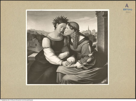 Vorderseite von Bayerische Staatsgemäldesammlungen? [https://www.deutsche-digitale-bibliothek.de/content/lizenzen/rv-ez/] Italia und Germania - , bh113056_recto. Foto.