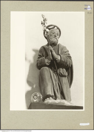 Vorderseite von Getty Research Institute [https://www.deutsche-digitale-bibliothek.de/content/lizenzen/rv-ez/] Maria und Joseph - Detail: Joseph, bh113873_recto. Foto: Hutzel, Max.