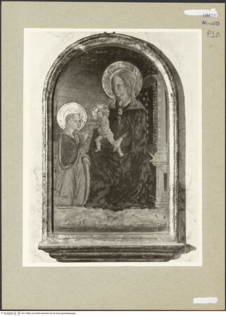 Vorderseite von Getty Research Institute [https://www.deutsche-digitale-bibliothek.de/content/lizenzen/rv-ez/] Mystische Vermählung der heiligen Katharina von Alexandrien - Gesamtansicht, bh113888_recto. Foto: Hutzel, Max.