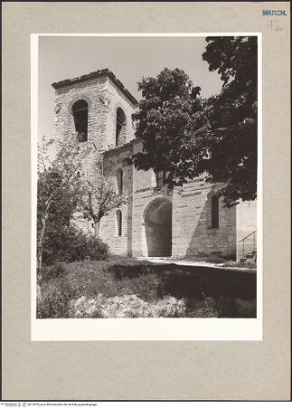 Vorderseite von National Gallery of Art, Washington? [https://www.deutsche-digitale-bibliothek.de/content/lizenzen/rv-ez/] Santa CroceSanta Croce - Turm und Westbau, bh114478_recto. Foto: Hutzel, Max.