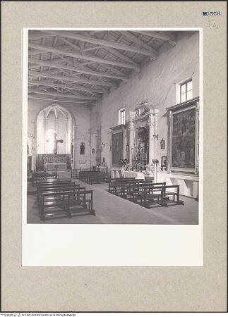 Vorderseite von Hutzel, Max [https://www.deutsche-digitale-bibliothek.de/content/lizenzen/rv-ez/] San FrancescoInnenraum - Seitenansicht von Nordwesten, bh114489_recto. Foto: Hutzel, Max.