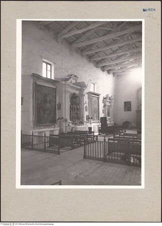 Vorderseite von Hutzel, Max [https://www.deutsche-digitale-bibliothek.de/content/lizenzen/rv-ez/] San FrancescoInnenraum - Seitenansicht von Nordosten, bh114494_recto. Foto: Hutzel, Max.