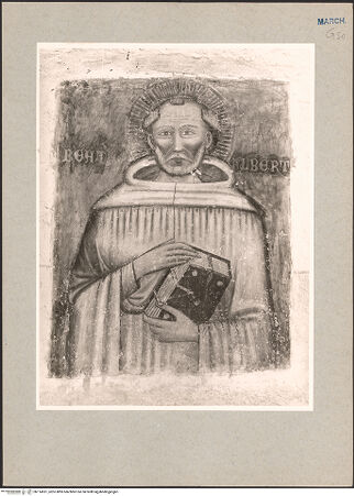 Vorderseite von Getty Research Institute [https://www.deutsche-digitale-bibliothek.de/content/lizenzen/rv-ez/] Der selige Albert von Sassoferrato - Gesamtansicht, bh114531_recto. Foto: Hutzel, Max.