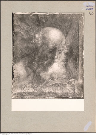 Vorderseite von Getty Research Institute [https://www.deutsche-digitale-bibliothek.de/content/lizenzen/rv-ez/] Heiliger Hieronymus - Gesamtansicht, bh114898_recto. Foto: Hutzel, Max.