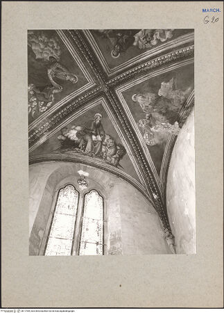 Vorderseite von Hutzel, Max [https://www.deutsche-digitale-bibliothek.de/content/lizenzen/rv-ez/] San FrancescoInnenraum - Hauptkapelle: Gewölbe und Fenster, bh117469_recto. Foto: Hutzel, Max.