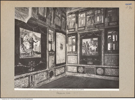 Vorderseite von Alinari [https://www.deutsche-digitale-bibliothek.de/content/lizenzen/rv-ez/] Daedalus baut eine hölzerne Kuh für Pasiphae; Bestrafung des Ixion; Bacchus findet Ariadne auf Naxos - Teilansicht (links: Szene mit Daedalus; rechts: Bestrafung des Ixion), bh118630_recto. Foto.