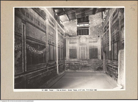 Vorderseite von Alinari [https://www.deutsche-digitale-bibliothek.de/content/lizenzen/rv-ez/] Wanddekoration - Teilansicht von Süden, bh118634_recto. Foto.