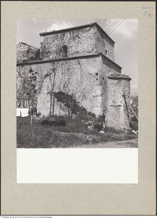 Vorderseite von Guidotti [https://www.deutsche-digitale-bibliothek.de/content/lizenzen/rv-ez/] Sant'Ilario a Port'Aurea - Südfassade, bh118733_recto. Foto: Guidotti.