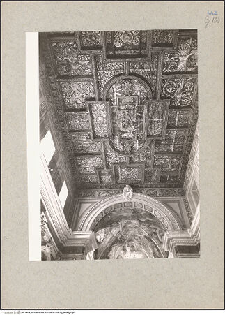 Vorderseite von Getty Research Institute [https://www.deutsche-digitale-bibliothek.de/content/lizenzen/rv-ez/] Kassettendecke - , bh119474_recto. Foto: Hutzel, Max.