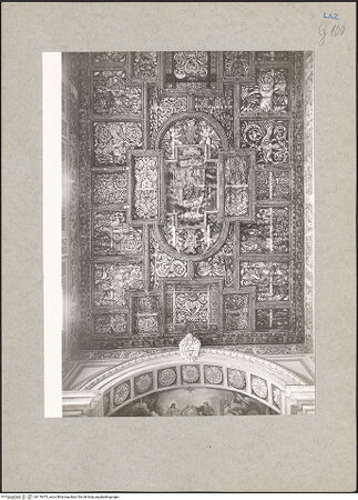 Vorderseite von Getty Research Institute [https://www.deutsche-digitale-bibliothek.de/content/lizenzen/rv-ez/] Kassettendecke - , bh119475_recto. Foto: Hutzel, Max.