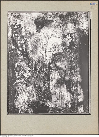 Vorderseite von Frick Art Reference Library [https://www.deutsche-digitale-bibliothek.de/content/lizenzen/rv-ez/] Szenen aus dem Leben Marias, Johannes des Täufers, Christi und HeiligenHeilige Helena und Johannes der Evangelist - Unteres Register, Heilige und Erzengel rechts, bh120153_recto. Foto.