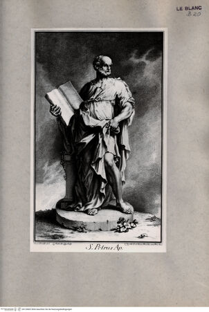 Vorderseite von Deutsche Fotothek [http://creativecommons.org/publicdomain/mark/1.0/] Serie von 46 Blatt nach Statuen der Katholischen Hofkirche Dresden - , bh120802. Foto.