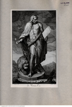 Vorderseite von Deutsche Fotothek [http://creativecommons.org/publicdomain/mark/1.0/] Serie von 46 Blatt nach Statuen der Katholischen Hofkirche Dresden - , bh120803. Foto.