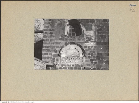 Vorderseite von Bibliotheca Hertziana [https://www.deutsche-digitale-bibliothek.de/content/lizenzen/rv-fz/] Linkes Portal - Gesamtansicht, bh120822_recto. Foto.