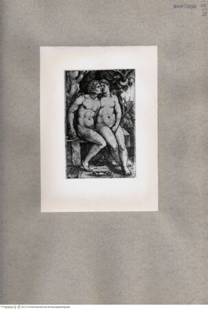 Vorderseite von  [http://creativecommons.org/publicdomain/mark/1.0/] Adam und Eva - , bh121216. Foto.