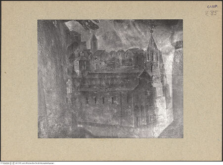 Vorderseite von Bibliotheca Hertziana [https://www.deutsche-digitale-bibliothek.de/content/lizenzen/rv-fz/] Heiliger (?) - Detail, bh121301_recto. Foto.