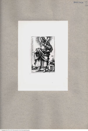 Vorderseite von  [http://creativecommons.org/publicdomain/mark/1.0/] Heiliger Bartholomäus - , bh122573. Foto.