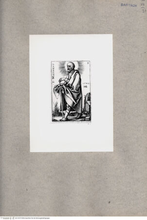 Vorderseite von  [http://creativecommons.org/publicdomain/mark/1.0/] Heiliger Matthäus - , bh122575. Foto.