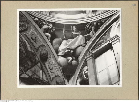 Vorderseite von Fotofast, Bologna [https://www.deutsche-digitale-bibliothek.de/content/lizenzen/rv-ez/] Die vier KardinaltugendenJustitia - , bh124257_recto. Foto.