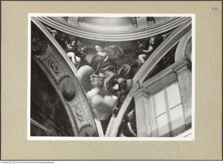 Vorderseite von Fotofast, Bologna [https://www.deutsche-digitale-bibliothek.de/content/lizenzen/rv-ez/] Die vier KardinaltugendenTemperantia - , bh124259_recto. Foto.