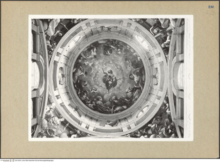 Vorderseite von Fotofast, Bologna [https://www.deutsche-digitale-bibliothek.de/content/lizenzen/rv-ez/] Christi Himmelfahrt - , bh124261_recto. Foto.