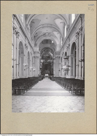 Vorderseite von Bibliotheca Hertziana [https://www.deutsche-digitale-bibliothek.de/content/lizenzen/rv-fz/] Duomo - Innenansicht, bh124297_recto. Foto.