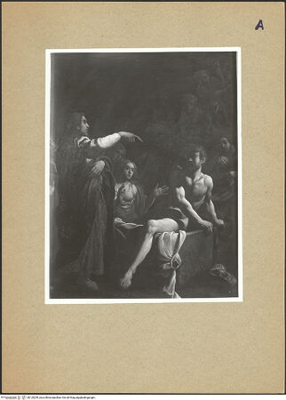 Vorderseite von ICCD [https://www.deutsche-digitale-bibliothek.de/content/lizenzen/rv-fz/] Die Auferweckung des Lazarus - Gesamtansicht, bh125299_recto. Foto.