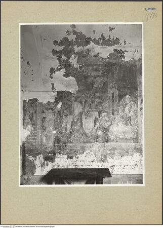 Vorderseite von ICCD [https://www.deutsche-digitale-bibliothek.de/content/lizenzen/rv-ez/] Szenen aus dem Leben des Heiligen Joseph und der Kindheit JesuDie Anbetung durch die Heiligen Drei Könige, im Hintergrund Flucht nach Ägypten - , bh125865_recto. Foto.