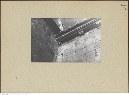 Vorderseite von Bibliotheca Hertziana [https://www.deutsche-digitale-bibliothek.de/content/lizenzen/rv-fz/] DuomoSüdfassade - Südwestliche Ecke: Campanile, bh126113_recto. Foto: Mörsch.