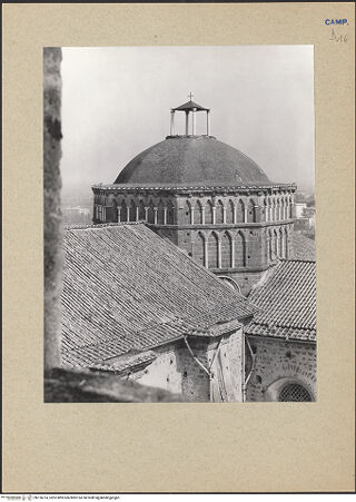 Vorderseite von Bibliotheca Hertziana [https://www.deutsche-digitale-bibliothek.de/content/lizenzen/rv-fz/] Duomo - Kuppel, bh126214_recto. Foto.