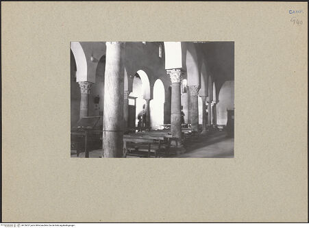 Vorderseite von Bibliotheca Hertziana [https://www.deutsche-digitale-bibliothek.de/content/lizenzen/rv-fz/] San Pietro alli Marmi - Blick von Nordosten, bh126257_recto. Foto: Mörsch.