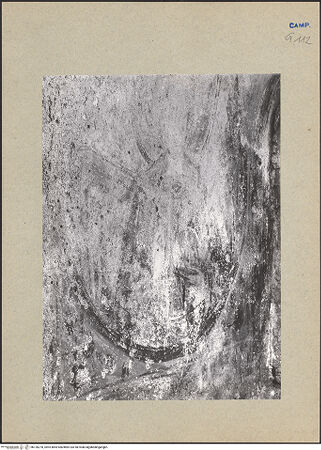 Vorderseite von Bibliotheca Hertziana [https://www.deutsche-digitale-bibliothek.de/content/lizenzen/rv-fz/] Erzengel - Teilansicht, bh126278_recto. Foto.